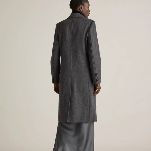 Double-Breasted Coat • Gray • Quince • WM - Picture 2 of 11